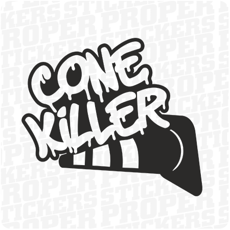 Cone Killer Drift Naklejka